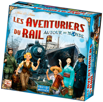 Les Aventuriers du rail Autour du Monde - LilloJEUX - Boutique de jeux