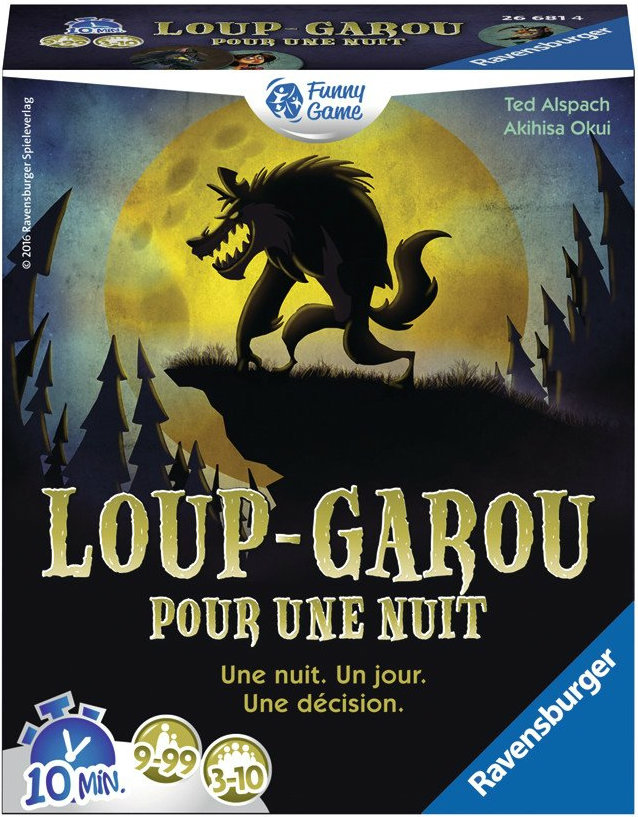 Loup-Garou Vampire pour une Nuit - LilloJEUX - Boutique québécoise