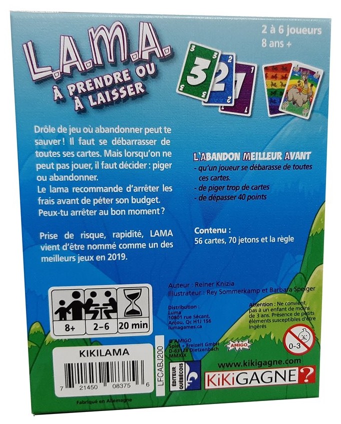 Une Pile De Jeux De Société Avec Le Mot  Lama  Sur Le Dessus