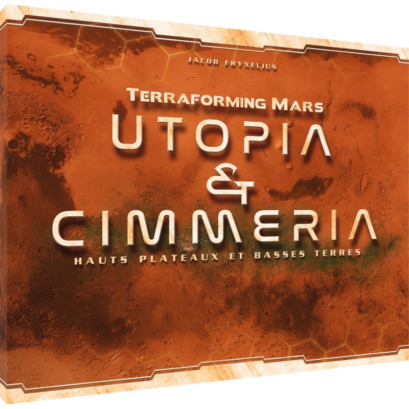 Boîte du jeu Terraforming Mars - Utopia & Cimmeria (ext)