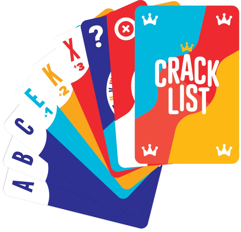 Jeu Crack List - Jeu de cartes convivial