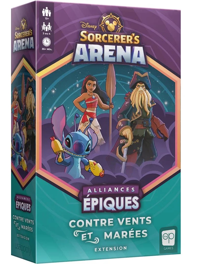 Boîte du jeu Disney Sorcerer's Arena - Alliances Épiques - Contre Vents et Marées (ext)