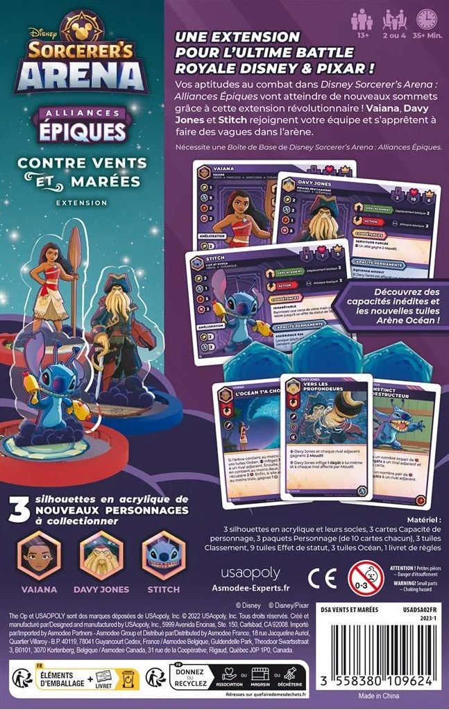 Présentation du jeu Disney Sorcerer's Arena - Alliances Épiques - Contre Vents et Marées (ext)