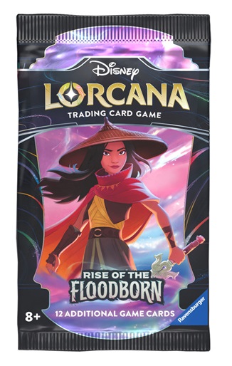 Booster 12 Cartes (Langue Anglais) Disney Lorcana Rise Of The Floodborn