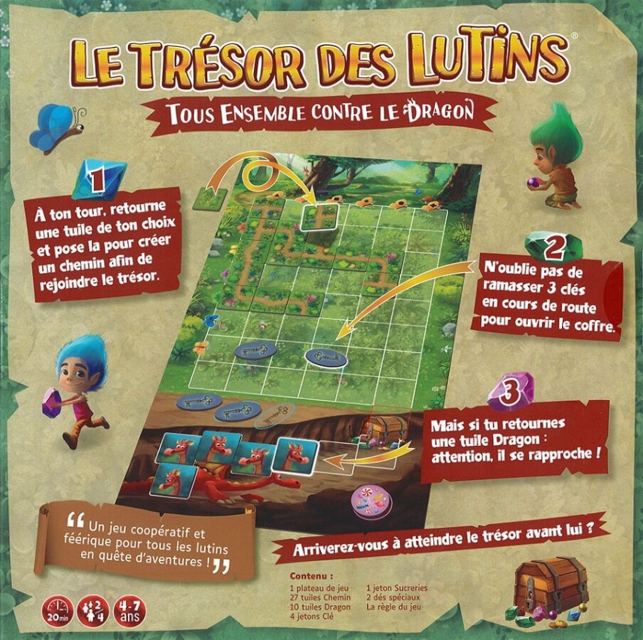 Présentation du jeu Le Trésor des Lutins