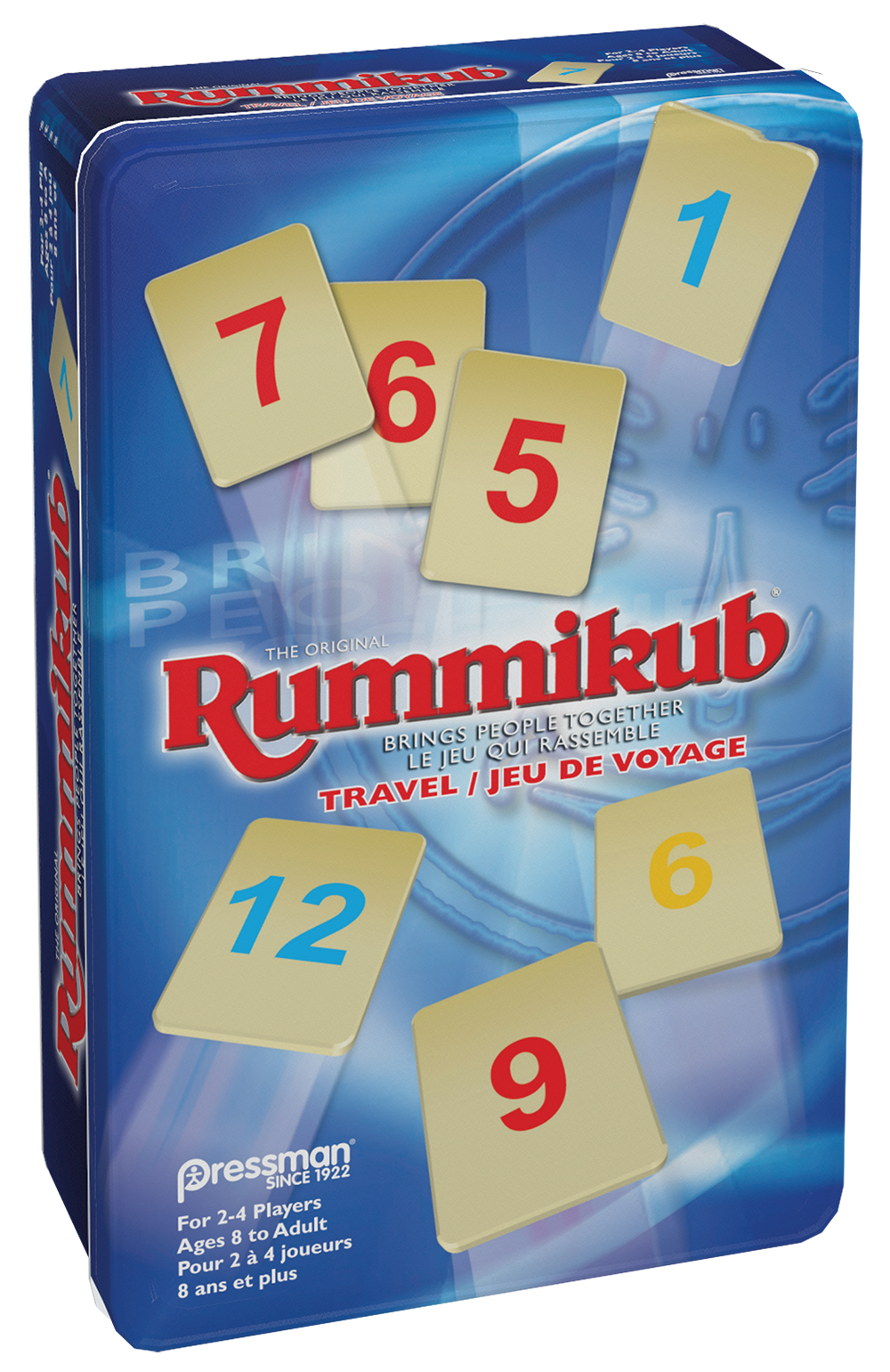 Boîte du jeu Rummikub - Jeu de Voyage (ML)