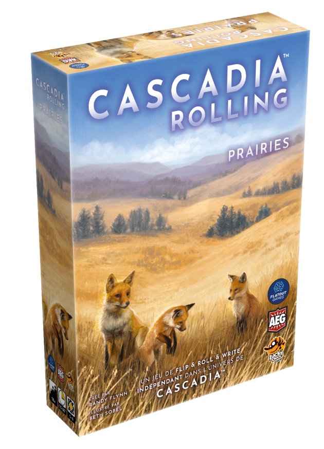 Boîte du jeu Cascadia - Rolling Prairies