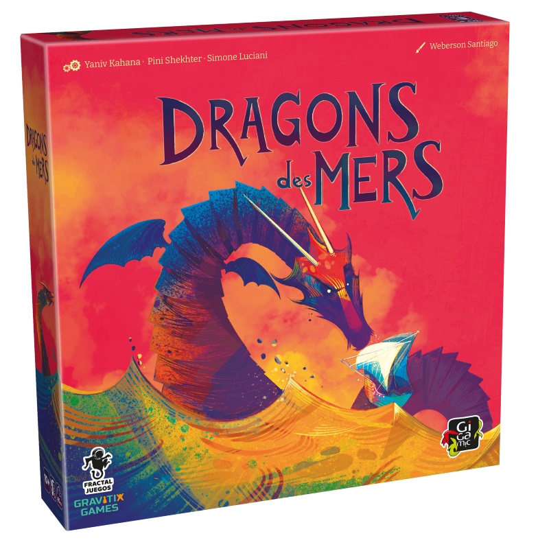 Boîte du jeu Dragons des Mers