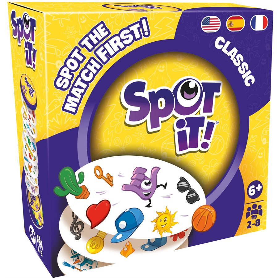 Boîte du jeu Spot it!/Dobble Classic (Eco Box) (ML) (Nouvelle Édition)