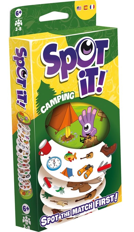 Boîte du jeu Spot it!/Dobble Camping (Nouvelle Édition)