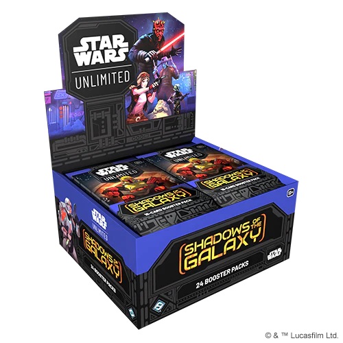 Boîte du jeu Star Wars Unlimited - Shadows of the Galaxy - Sealed box of 24 Boosters