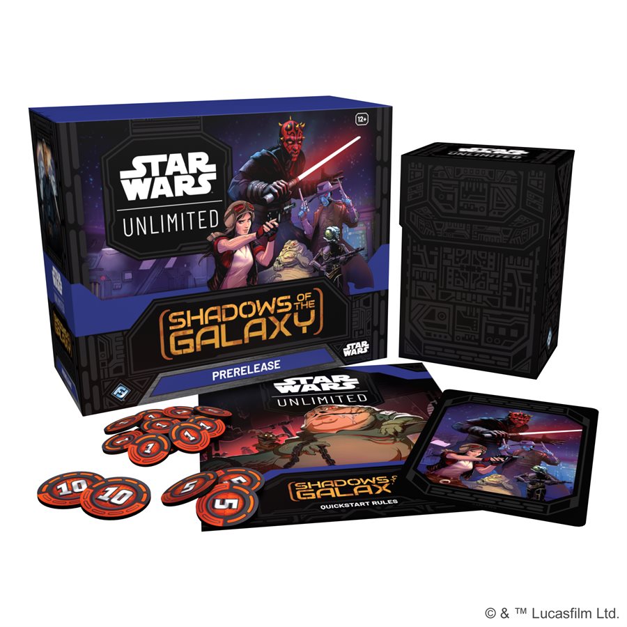 Boîte du jeu Star Wars Unlimited - Shadows of the Galaxy - Prerelease Box