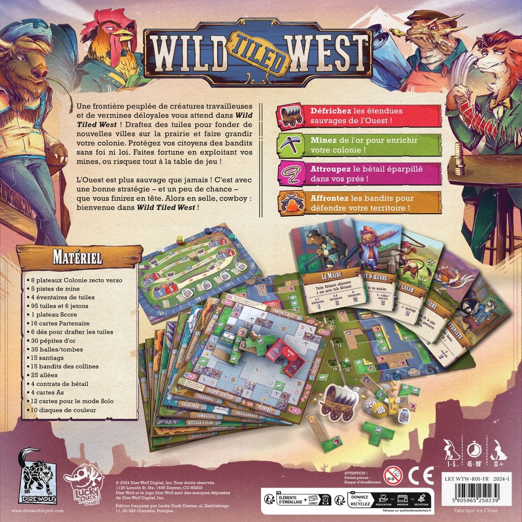 Présentation du jeu Wild Tiled West (VF)