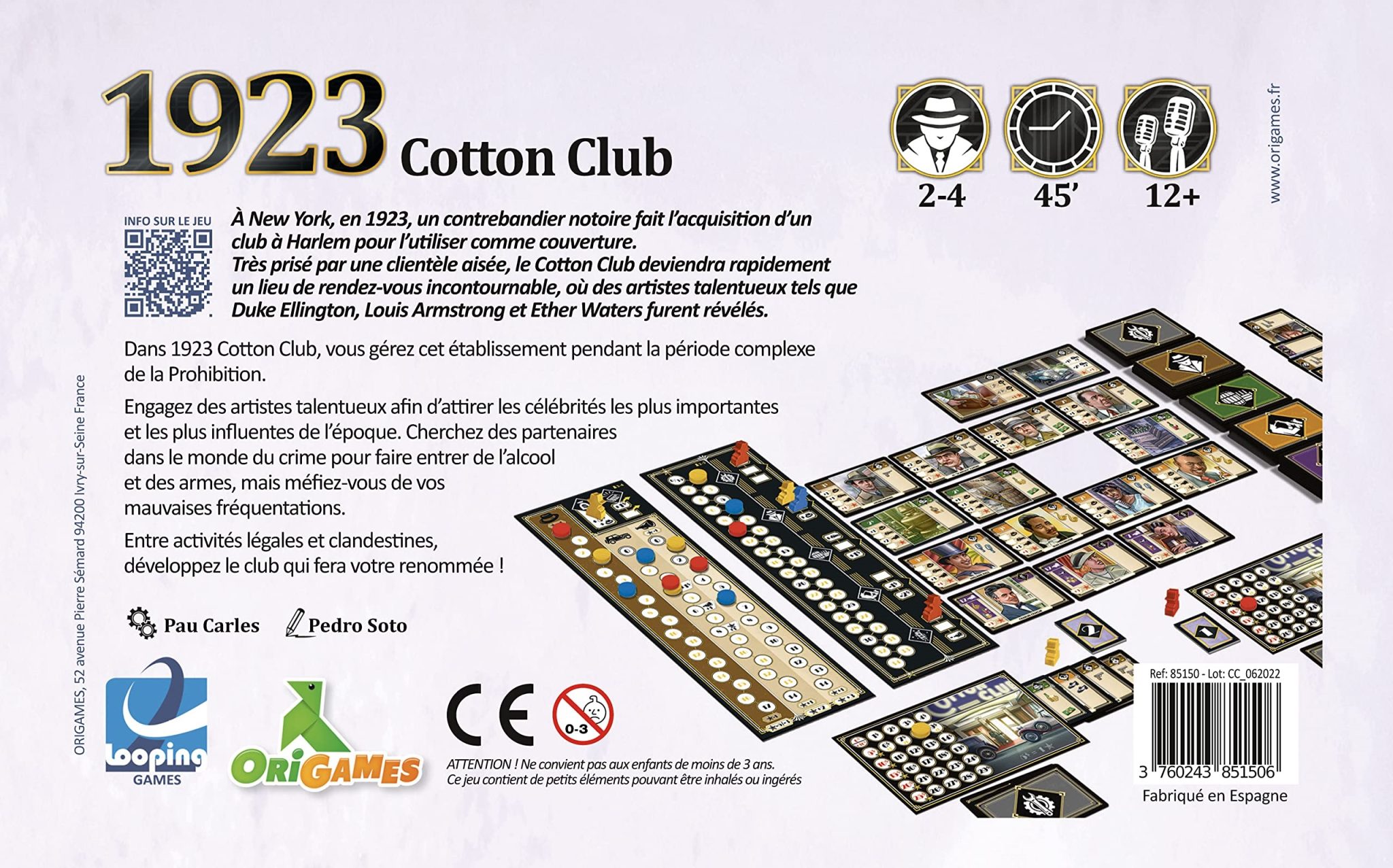 Présentation du jeu 1923 - Cotton Club