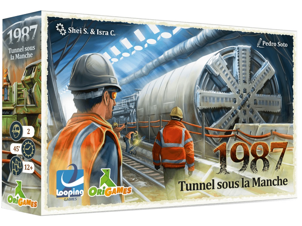 Boîte du jeu 1987 Tunnel Sous la Manche