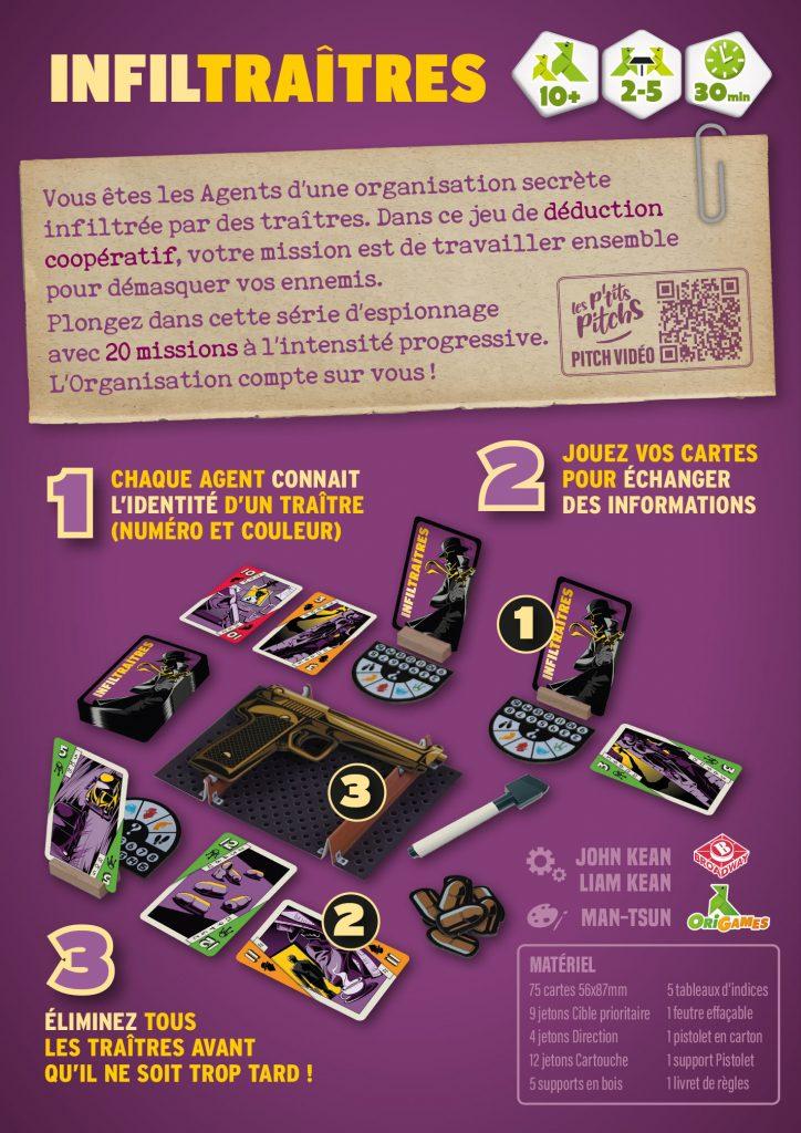 Présentation du jeu Infiltraîtres