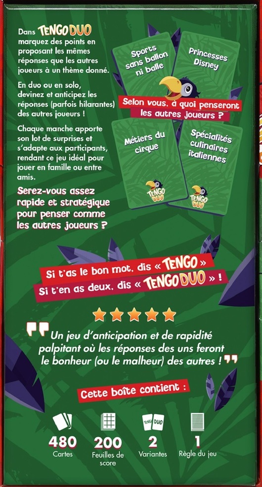 Présentation du jeu Tengo Duo (VF)