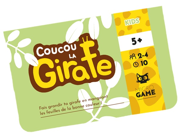 Boîte du jeu Microgame - Coucou La Girafe