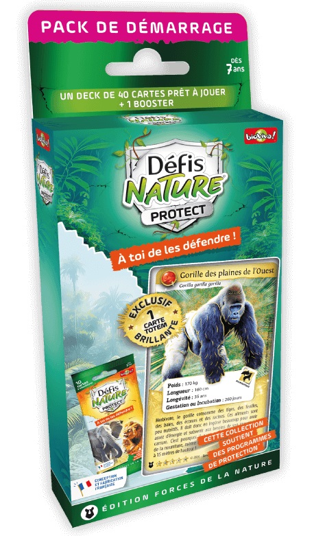 Boîte du jeu Défi Nature Protect - Gorille - Pack de Démarrage