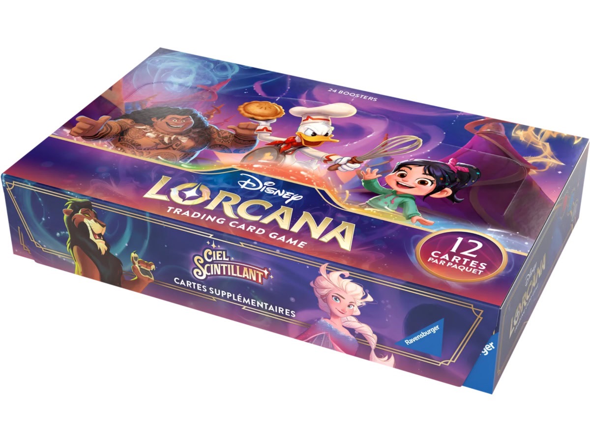 Boîte du jeu Disney Lorcana: Ciel Scintillant - Boîte scellée de 24 Boosters