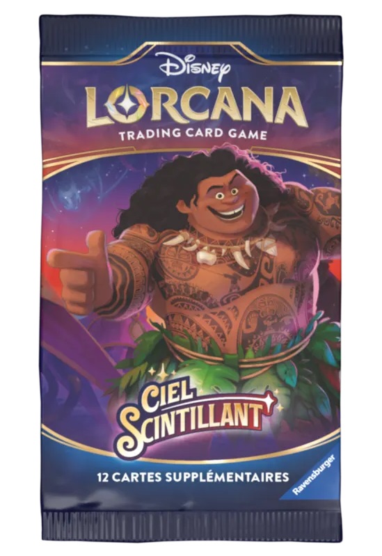 Boîte du jeu Disney Lorcana: Ciel Scintillant - Booster