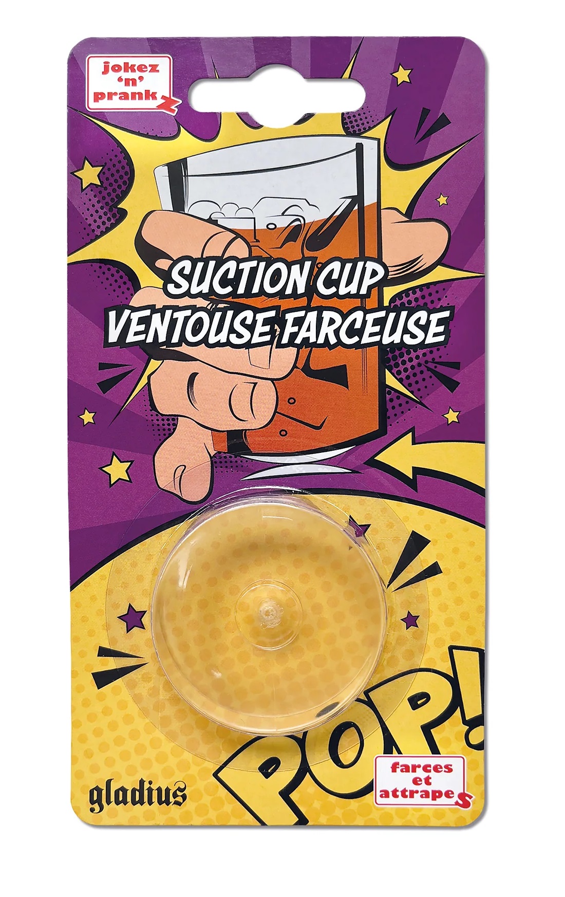 Boîte du jeu Farces et Attrapes - Ventouse Farceuse