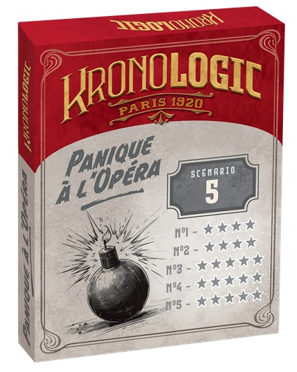 Boîte du jeu Kronologic - Paris 1920 - Panique à l'Opéra (ext)