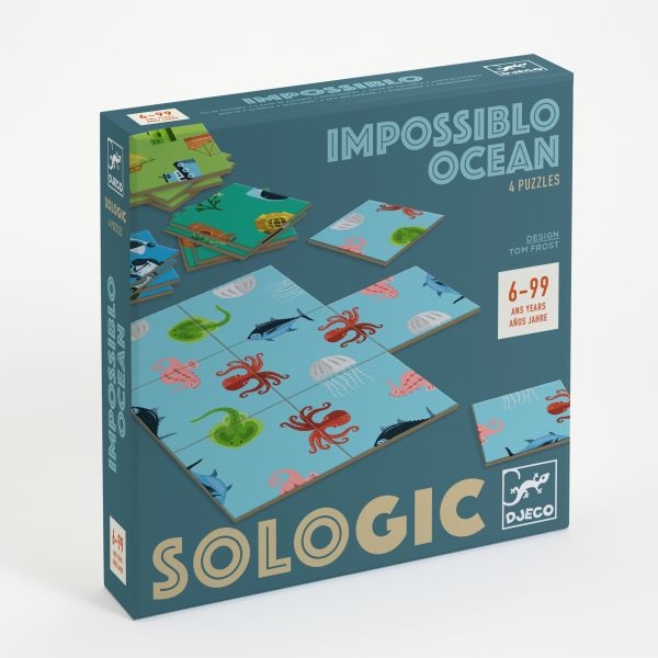 Boîte du jeu Sologic: Impossiblo - Océan (ML)