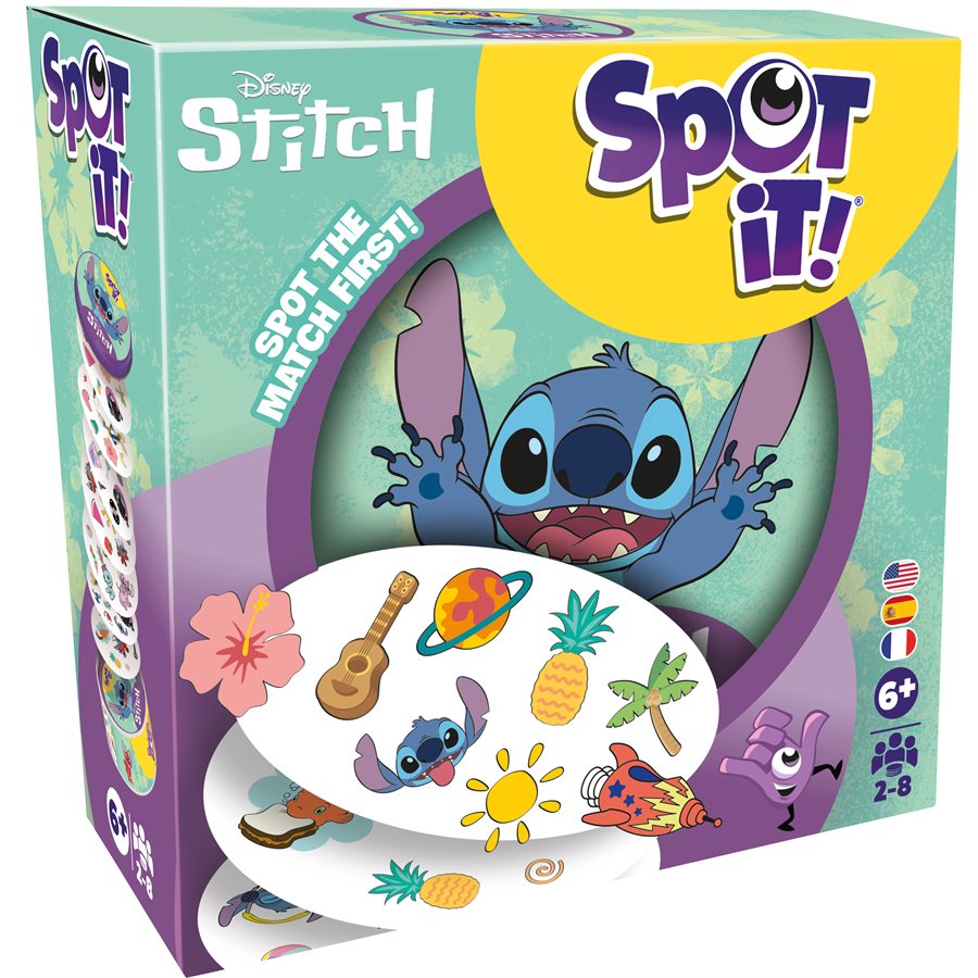 Boîte du jeu Spot it!/Dobble - Lilo & Stitch (ML)