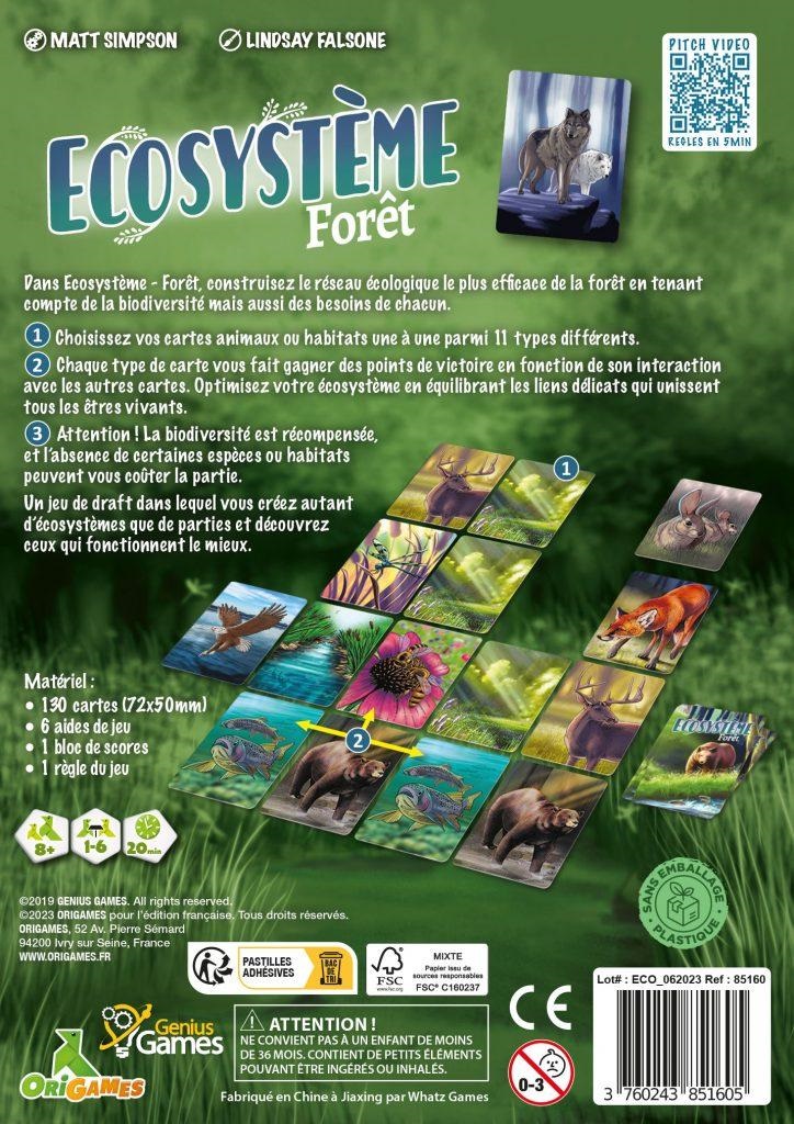 Présentation du jeu Écosystème - Forêt