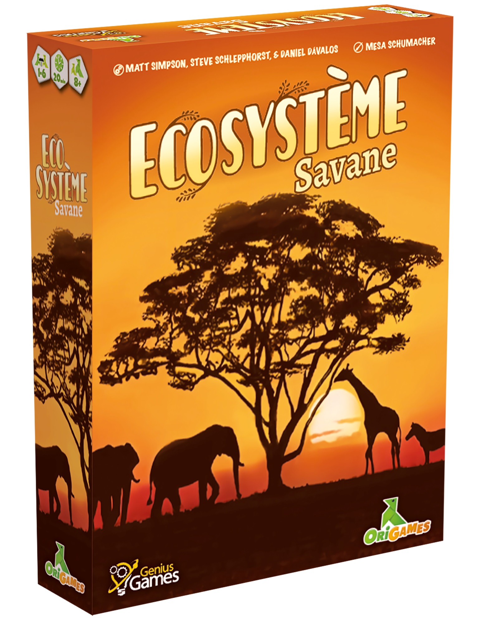 Boîte du jeu Écosystème - Savane