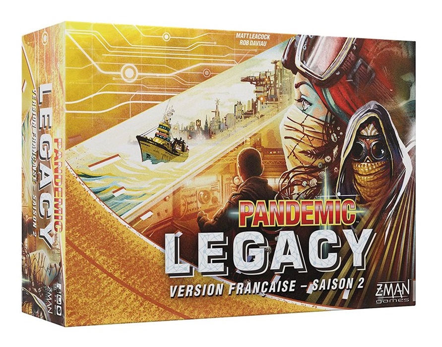 Boîte du jeu Pandemic Legacy : Saison 2 (Boîte Jaune)