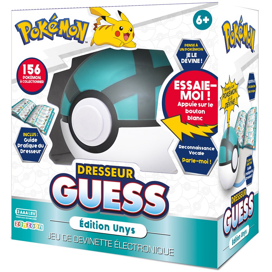 Boîte du jeu Pokémon Dresseur Guess - Édition Unys (VF)