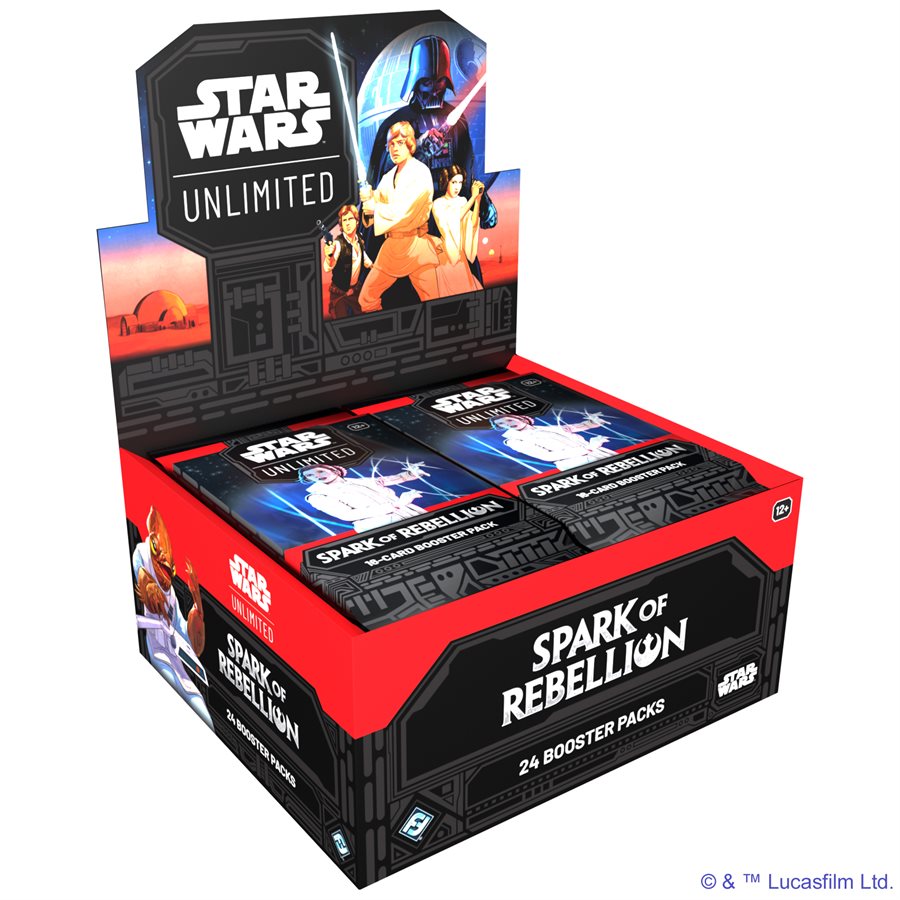 Boîte du jeu Star Wars Unlimited - Spark of Rebellion - Sealed box of 24 Boosters (VA)