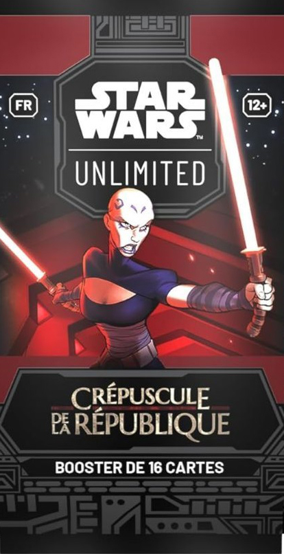 Boîte du jeu Star Wars: Unlimited - Crépuscule de la République - Boosters