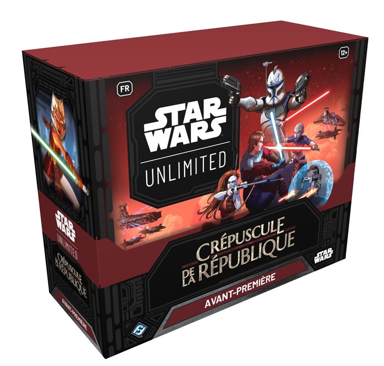 Boîte du jeu Star Wars: Unlimited - Crépuscule de la République