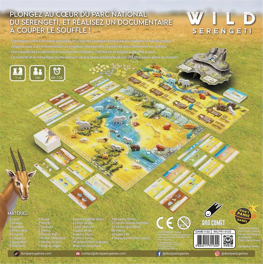 Présentation du jeu Wild Serengeti (VF)