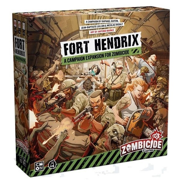 Boîte du jeu Zombicide - 2e Édition: Campagne Fort Hendrix (ext) (ML)