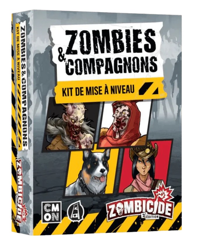 Boîte du jeu Zombicide - 2e Édition: Kit de Mise à Niveau - Zombies & Compagnons (ext) (ML)