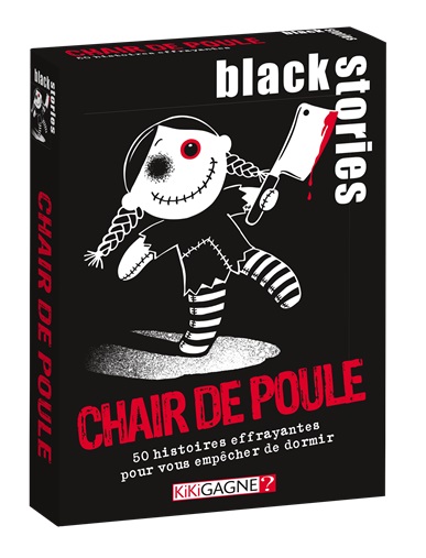 Boîte du jeu Black Stories - Chair de Poule