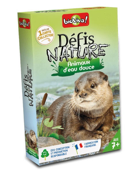 Boîte du jeu Défis Nature : Animaux d'eau douce