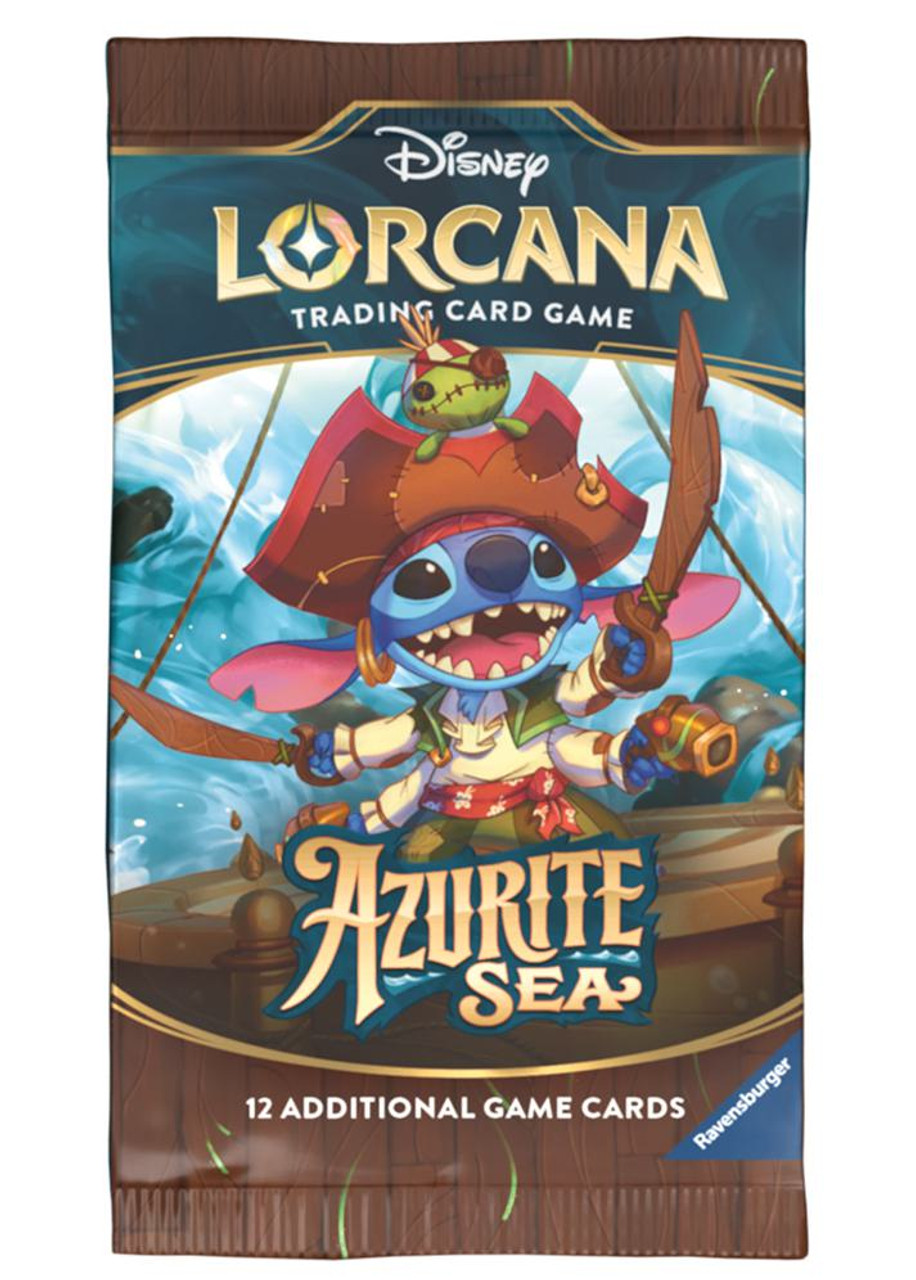 Boîte du jeu Disney Lorcana: Azurite Sea - Boosters (VA)