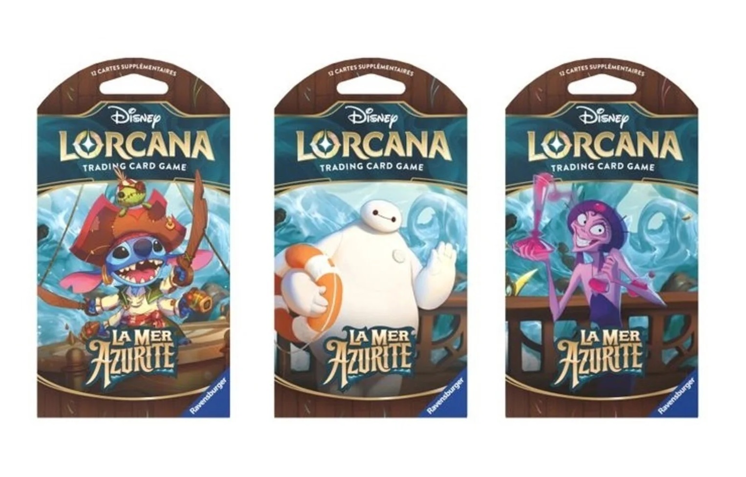 Boîte du jeu Boîte du jeu Disney Lorcana: La Mer Azurite - Boîte scellée de 24 Boosters