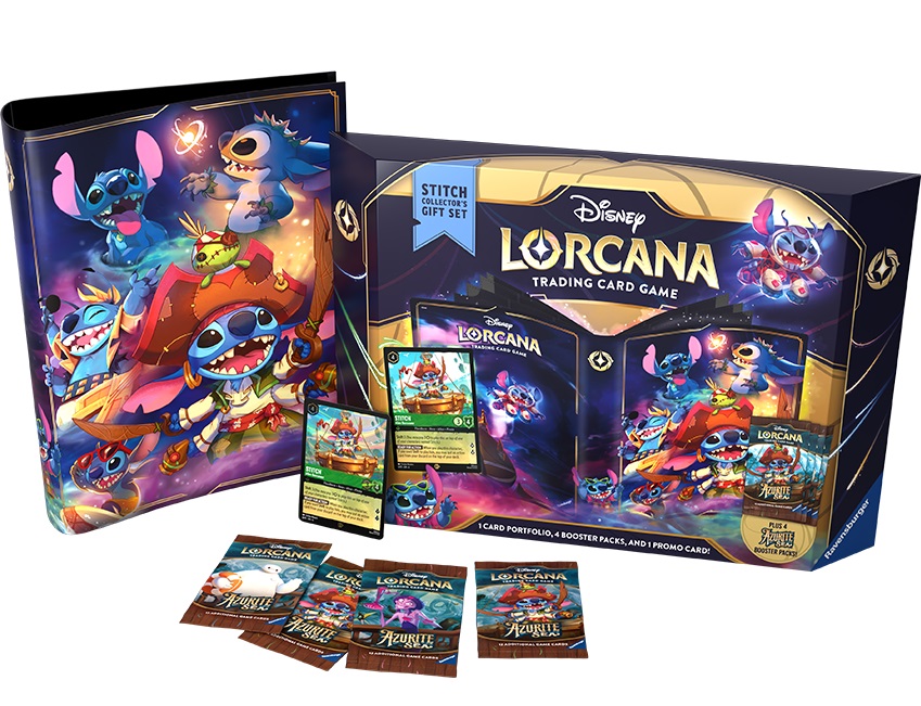 Boîte du jeu Disney Lorcana: Azurite Sea - Stitch Gift Set (VA)