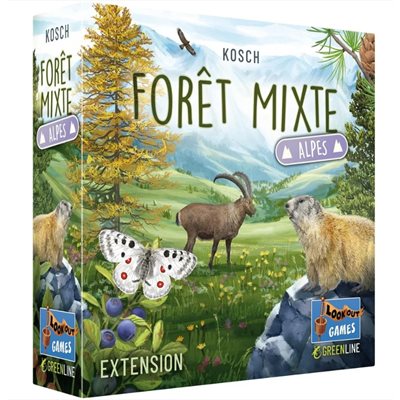 Boîte du jeu Forêt Mixte - Alpes (ext) (VF)