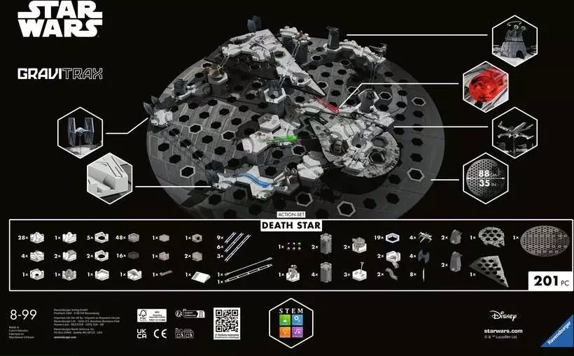 Présentation du jeu GraviTrax - Star Wars (action Set - Death Star)