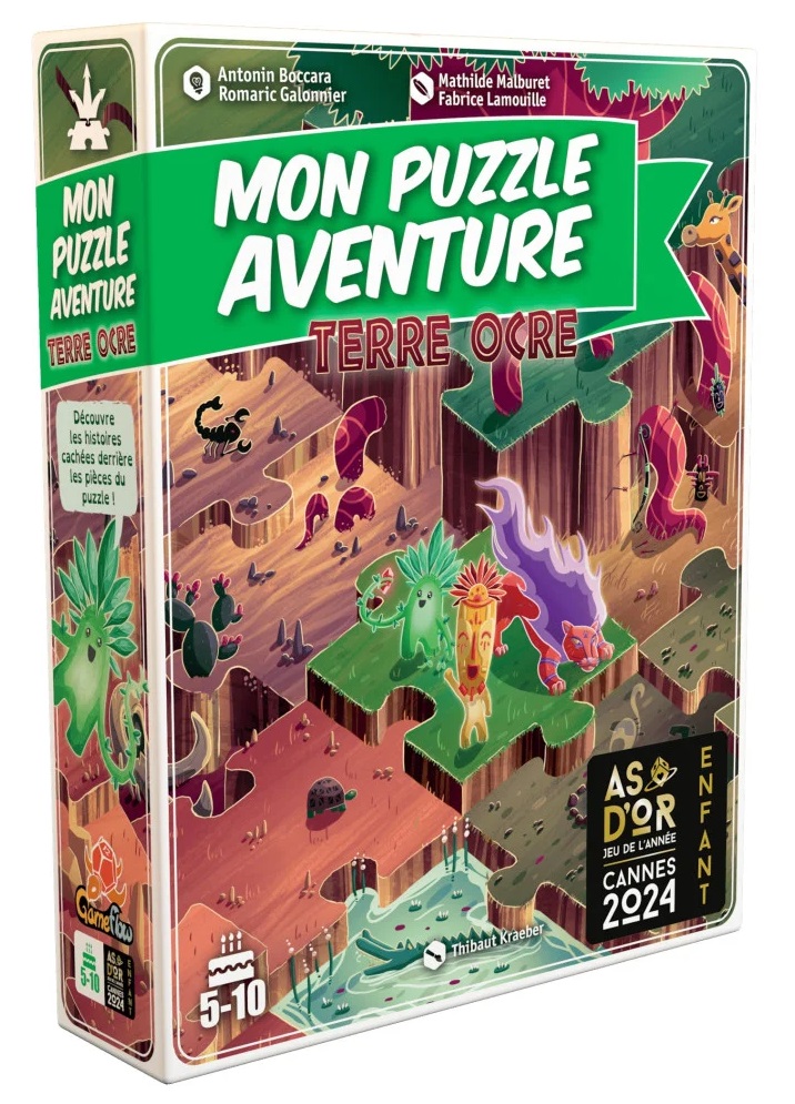 Boîte du jeu Mon Puzzle Aventure - Terre Ocre