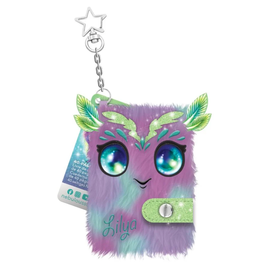 Boîte du bricolage Nebulous Stars - Mini Carnet Porte-Clés en Peluche (Lilya)