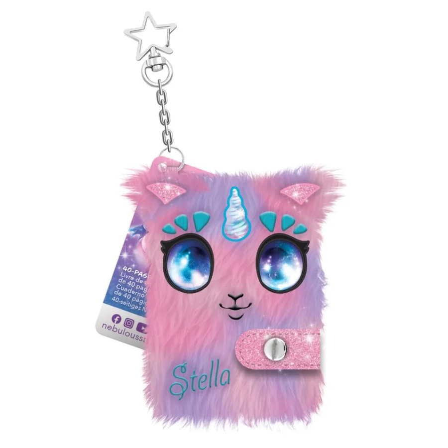 Boîte du bricolage Nebulous Stars - Mini Carnet Porte-Clés en Peluche (Stella)