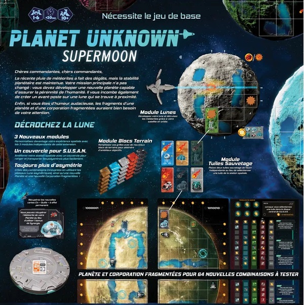 Présentation du jeu Planet Unknown - Supermoon (ext) (VF)